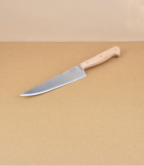 Pallarès Aragon Kitchen Knife, Beechwood & Carbon Steel, 15cm