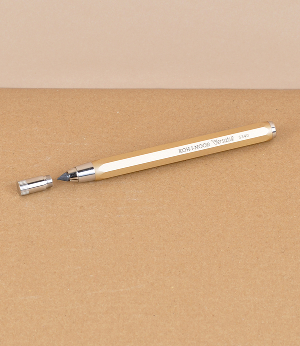 Koh I Noor Mechanical Clutch Pencil, Gold