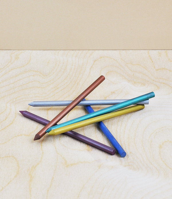 Koh-I-Noor Clutch Pencil Refill Leads, 5.6 x 120mm, Metallics