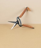 Leather Handled "Mekiri" or Bud Trimming Snips