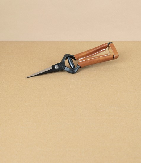 Leather Handled "Mekiri" or Bud Trimming Snips