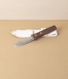 Mini Hori-Hori Gardening Knife, Walnut, with Natural Leather Sheath