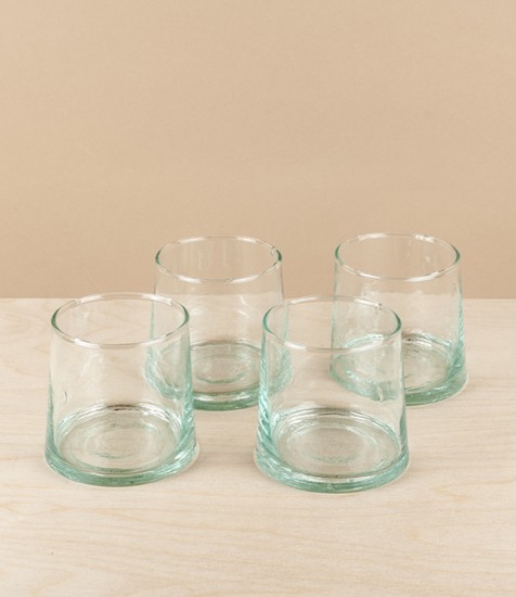 Atlas Mountains low glasses, Set of 4