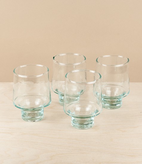 Atlas Mountains Tall Wine Glasses, Set of 4