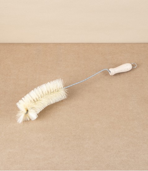 Baby Bottle Brush, Natural Bristle, Wire & Wood