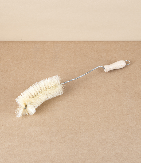 Baby Bottle Brush, Natural Bristle, Wire & Wood