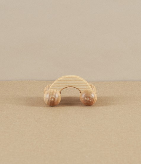 Baby Massage Roller, Oiled Beechwood