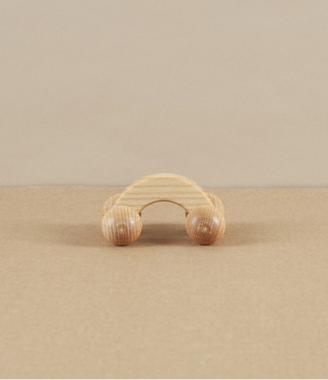Baby Massage Roller, Oiled Beechwood