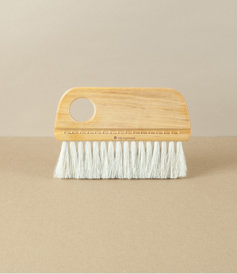 Baker's brush, oiled birch and horsehair