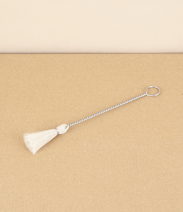 Basting / pastry brush, wire & horsehair