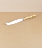 French Bamboo-Handled Cheese Knife
