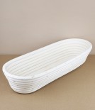 Rattan Banneton or Proving Basket, Large Oval