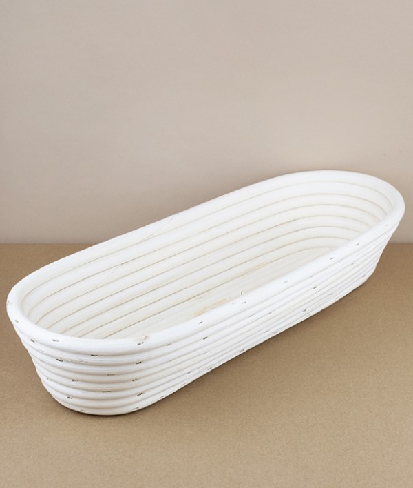 Rattan Banneton or Proving Basket, Large Oval