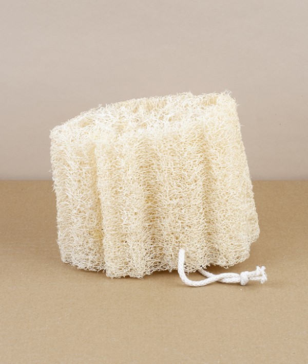 Natural Loofah Bath Sponge with Rope
