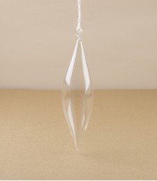Mouth-Blown Pendant Bauble with Hanging Loop
