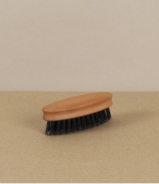 Pear wood and bristle beard brush