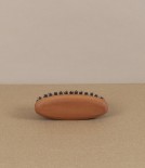 Pear wood and bristle beard brush