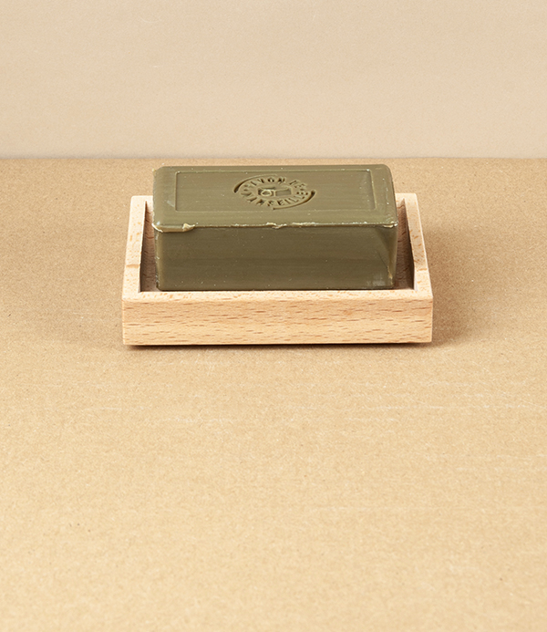 Wooden Soap Dish with Holes, Oiled Beechwood