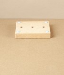 Wooden Soap Dish with Holes, Oiled Beechwood