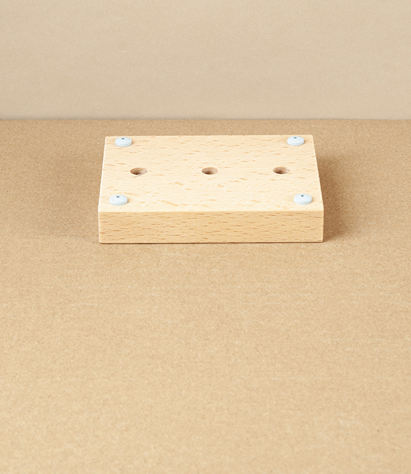 Wooden Soap Dish with Holes, Oiled Beechwood