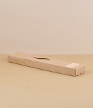 Boxed pair of beeswax dinner candles