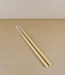 Hand-dipped UK beeswax tapers