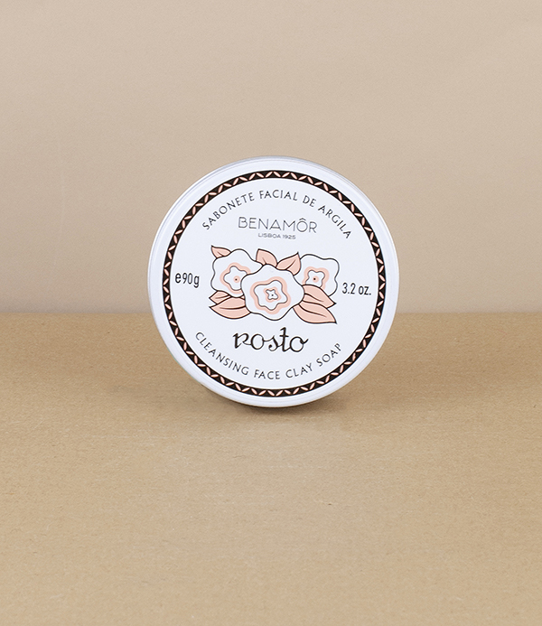 Benamôr Pink Clay Face Soap