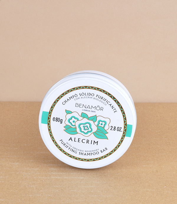 Benamôr Rosemary Solid Shampoo in Tin