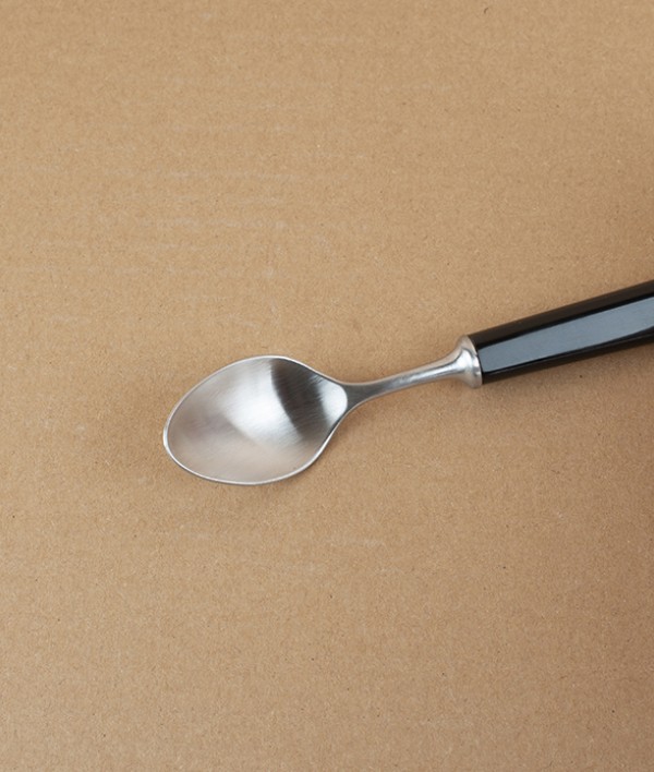 Sheffield Black-Handled Tea Spoon (Pre-order)