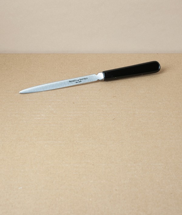 Sheffield Black Handled Letter Opener
