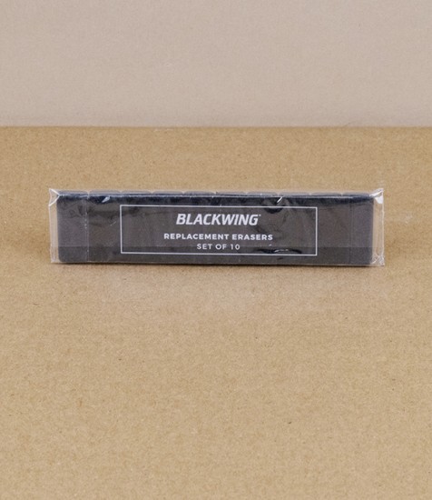 Blackwing Erasers, Black, Pack of 10