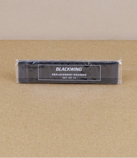 Blackwing Erasers, Black, Pack of 10
