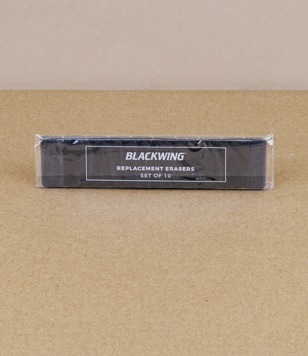 Blackwing Erasers, Black, Pack of 10