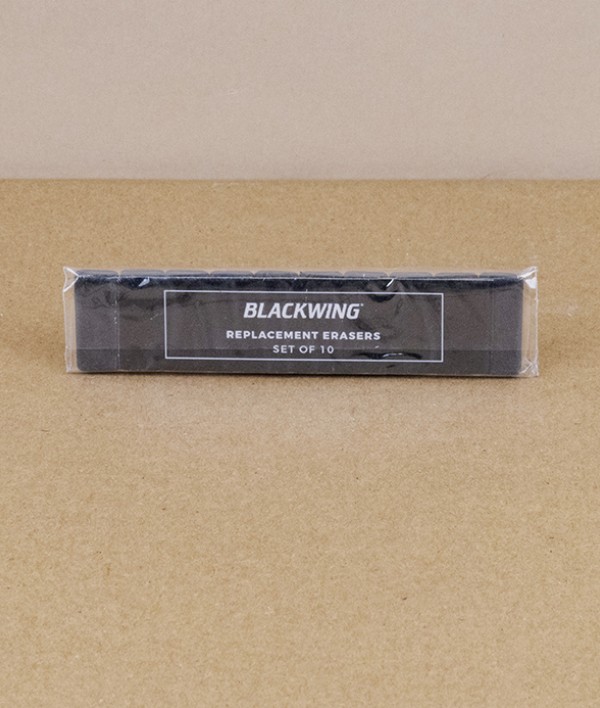 Blackwing Erasers, Black, Pack of 10