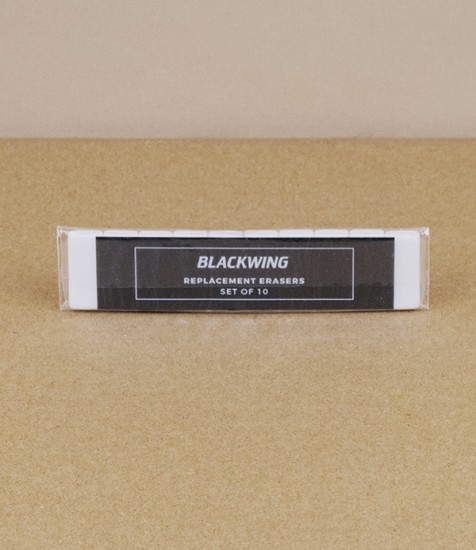 Blackwing Erasers, White, Pack of 10