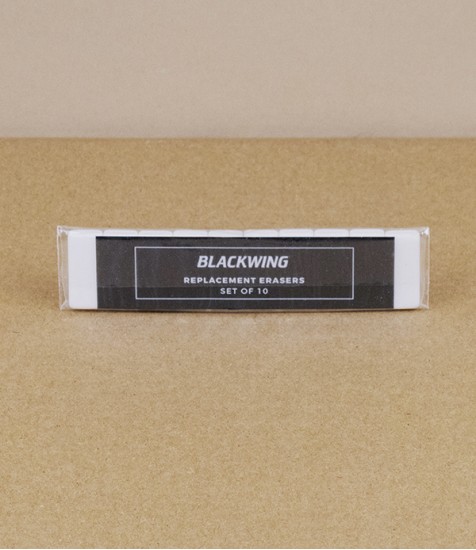 Blackwing Erasers, White, Pack of 10