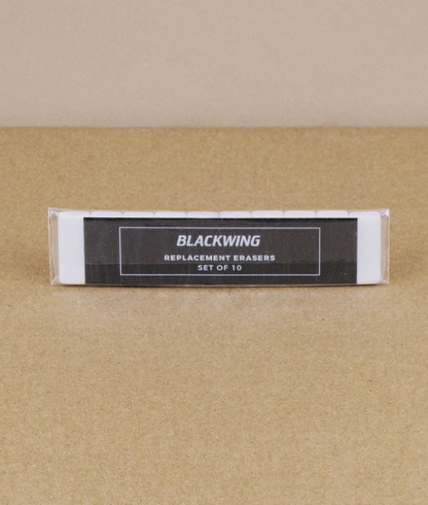 Blackwing Erasers, White, Pack of 10