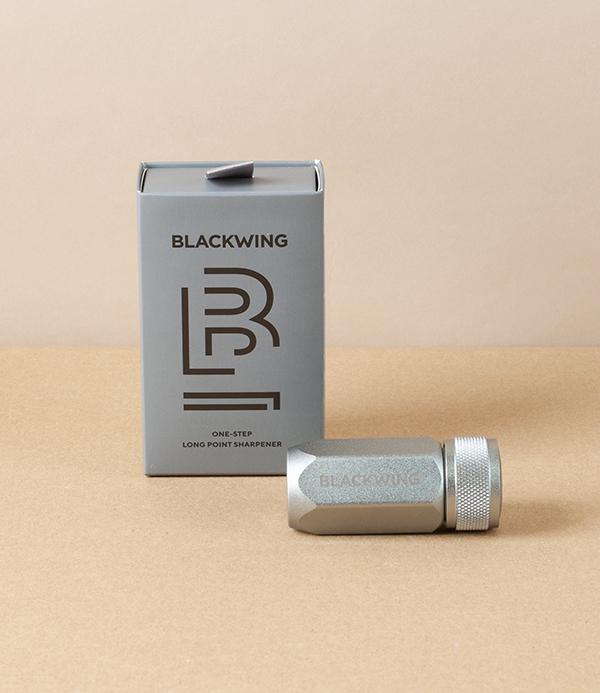 Blackwing One-Step Long Point Sharpener, Silver