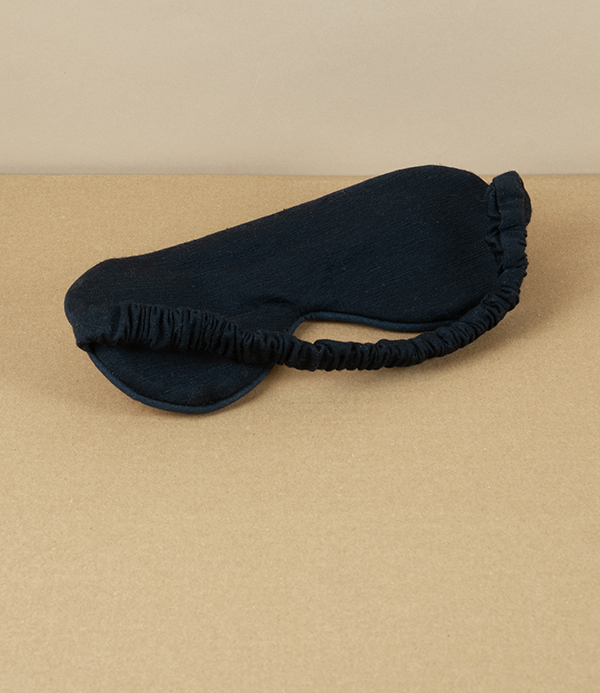 European Linen & Merino Eye Mask, Yellow