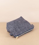 European linen wash bag, Herringbone