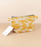 European linen wash bag, Yellow