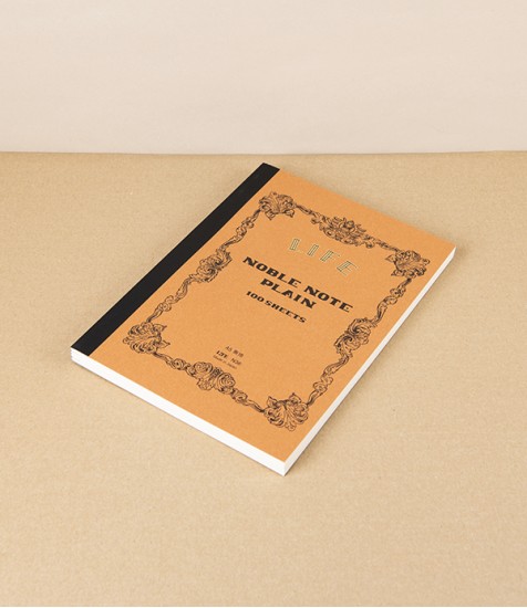 Life Japan 'Noble' Fine Paper Notebook, A5, Plain