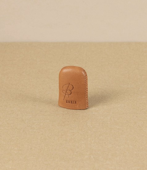 Reinforced Leather Thimble, Bohin France