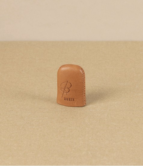 Reinforced Leather Thimble, Bohin France