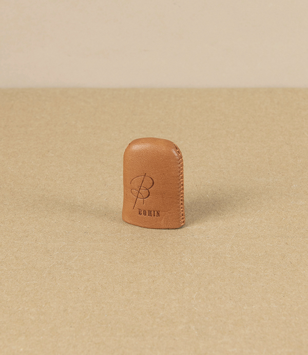 Reinforced Leather Thimble, Bohin France
