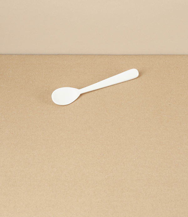Hand Made Simple Bone Egg Spoon