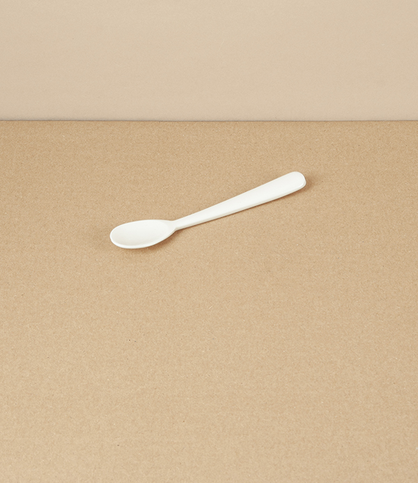 Hand Made Simple Bone Egg Spoon