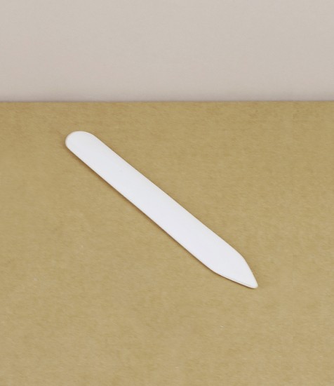 Hand-made bone folder, pointed