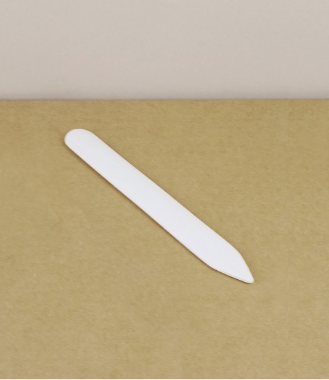 Hand-made bone folder, pointed