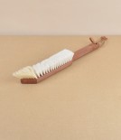 Book brush, pear wood & goat hair